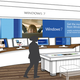 Illustration for article titled Leak: Inside the Microsoft Store With Wall-Sized Screens and the Answers Bar